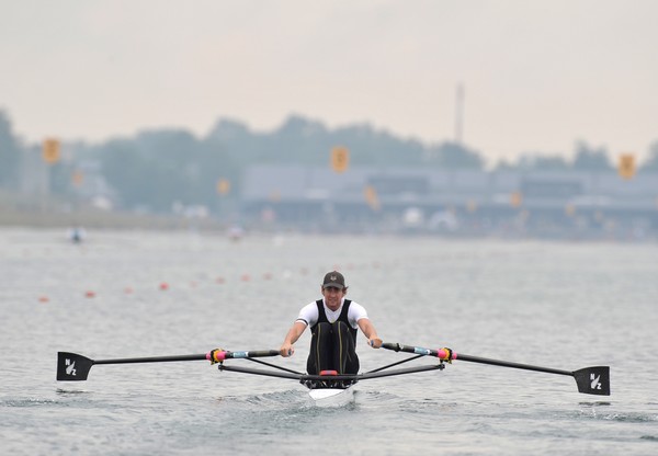 World champion Duncan Grant racing in Munich - He won today�s A final